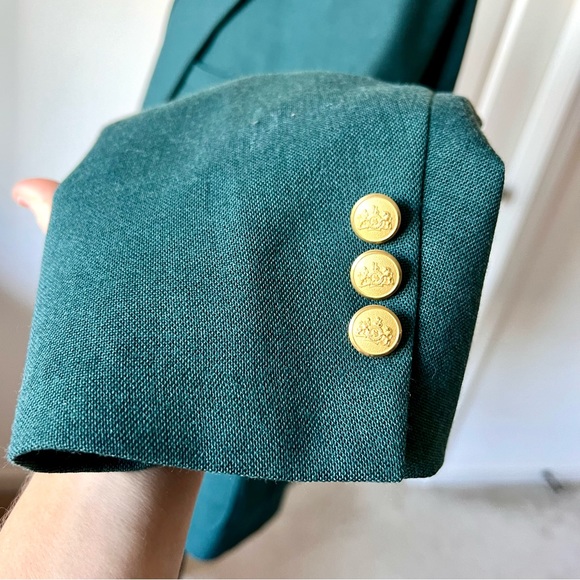 Vintage STAFFORD Worsted Wool Blend Single Breasted Blazer—SZ. 46 - Picture 5 of 17